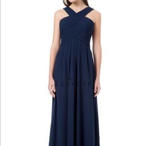 Bill Levkoff Black Bridesmaid Dress